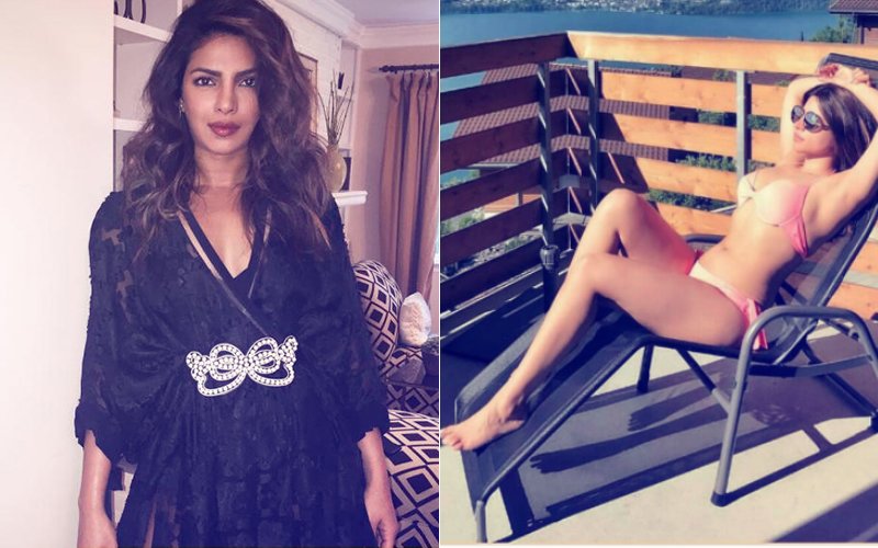 Scintillating Sunday: Priyanka Chopra In A Plunging Black Gown Or Shama Sikander In A Bikini?