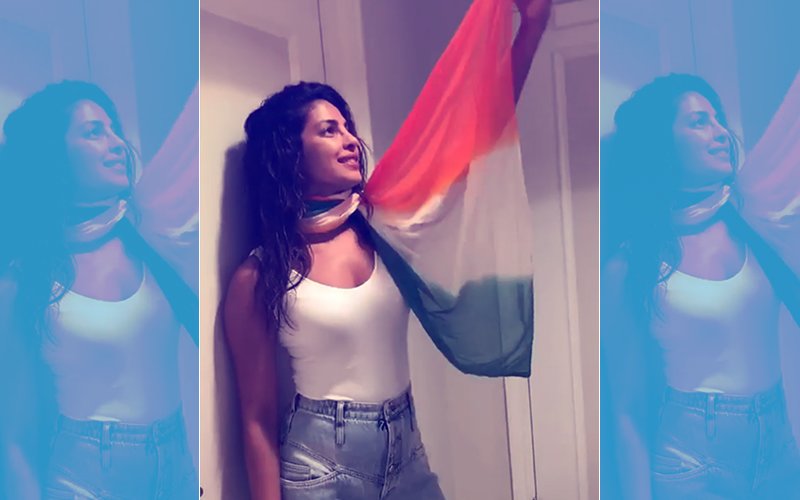 STOP TROLLING! What Wrong Did Priyanka Chopra Do By Wearing A Tricolour Scarf?