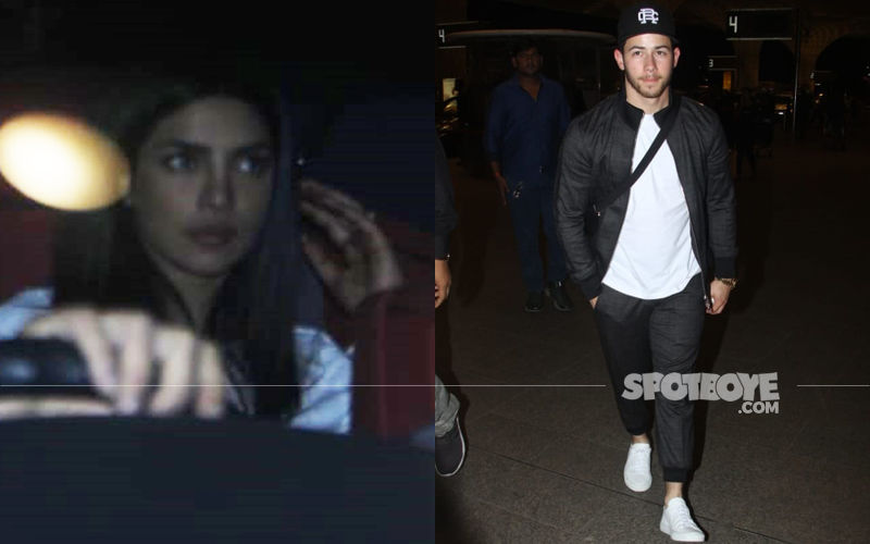 Priyanka Chopra Drops Hubby Nick Jonas At  Airport As He Heads Back To USA