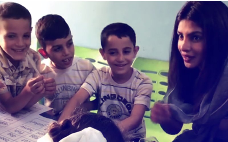 Priyanka Chopra Meets Syrian Refugee Children In Jordan, Says They Are Her Inspiration