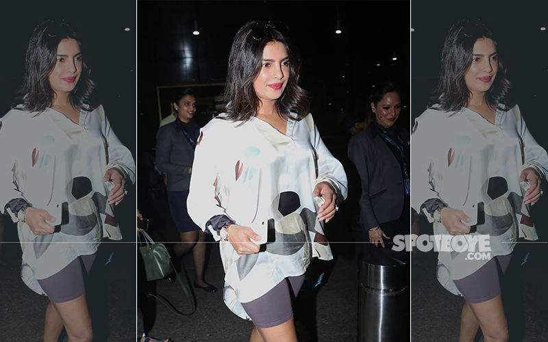Priyanka Chopra Our Desi Girl Is Back In India For The Promotions Of The Sky Is Pink