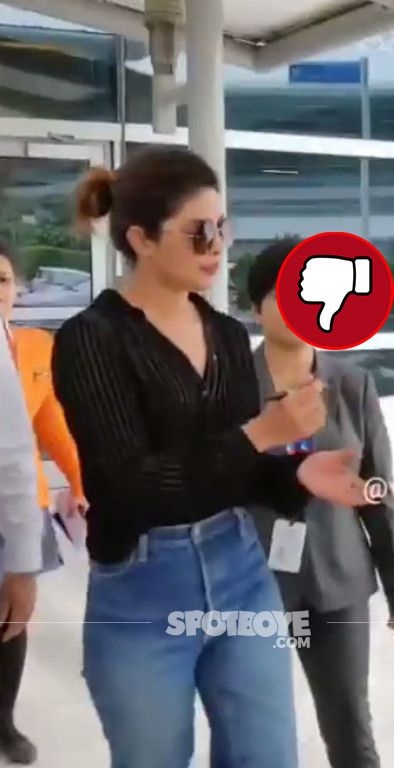 priyanka chopra snapped at delhi airport