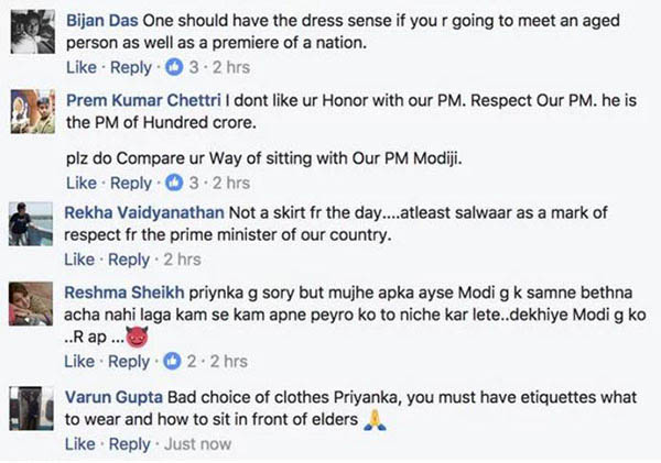 priyanka chopra trolled for not wearing an indian outfit while meeting pm narendra modi