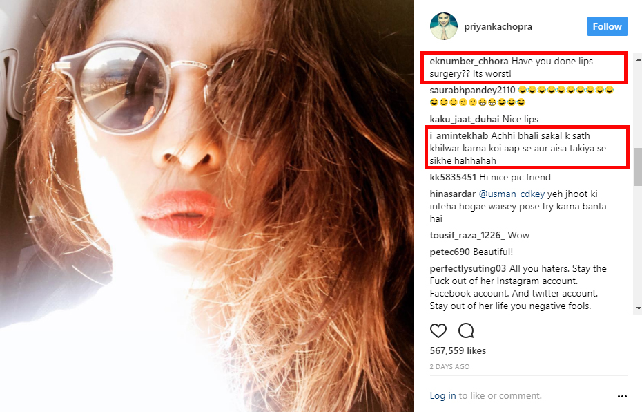 priyanka chopra trolled on instagram