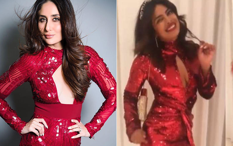 Priyanka Chopra And Kareena Kapoor Khan Are Fiercely Sexy In Similar Red Hot Cut-Out Dresses