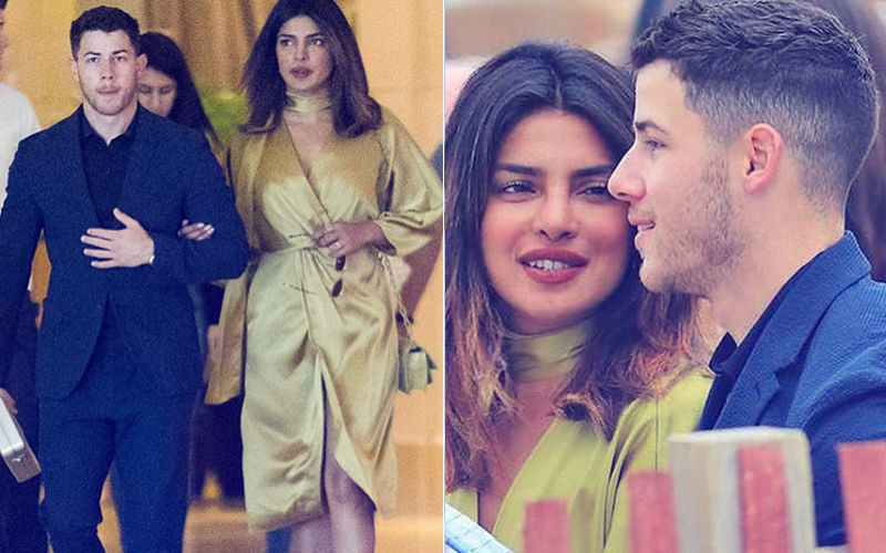 Priyanka Chopra & Nick Jonas Arrive Hand-In-Hand At Latter’s Family Wedding