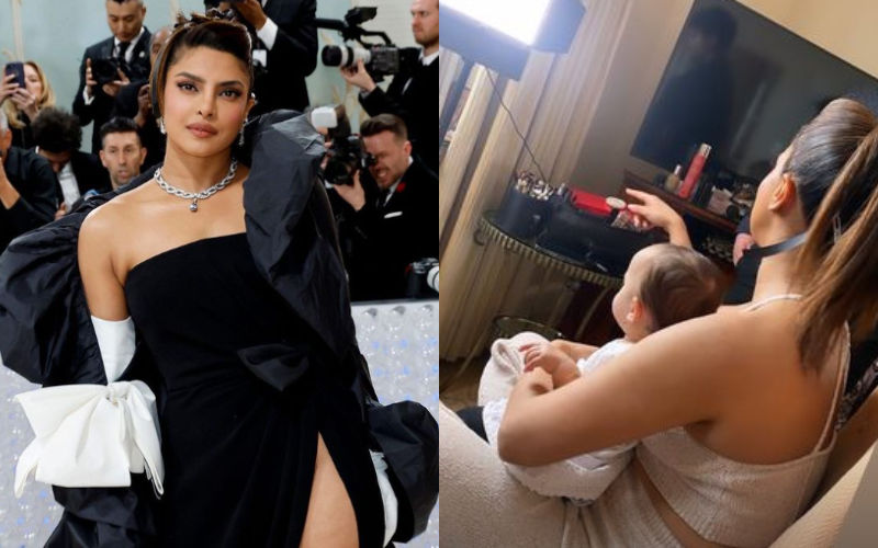Met Gala 2023: Priyanka Chopra’s Daughter Malti Has Her Own Special Glam Moment; Little Girl Sits On Her Mother’s Lap As They Pose Together