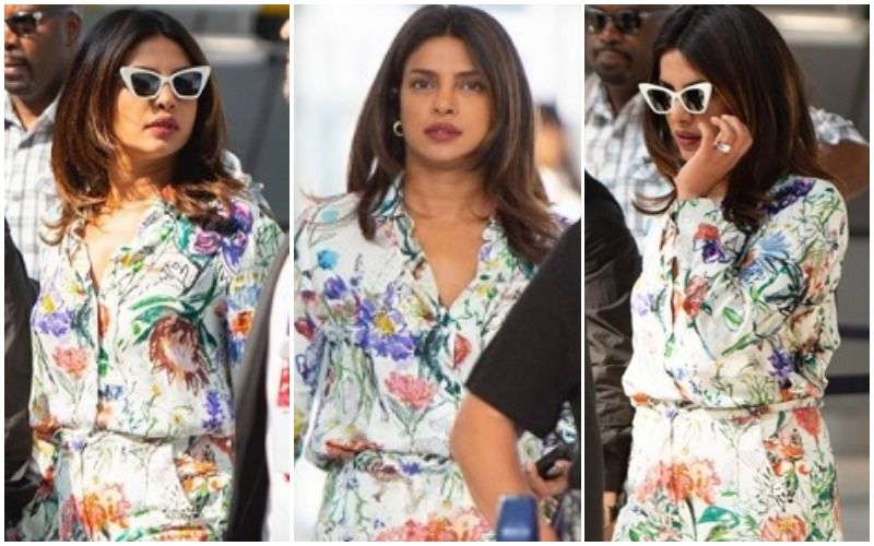 FASHION CULPRIT OF THE DAY: Priyanka Chopra Jonas, The Pantsuit Is Alright But Don’t Wish To Visit That Flower Garden!