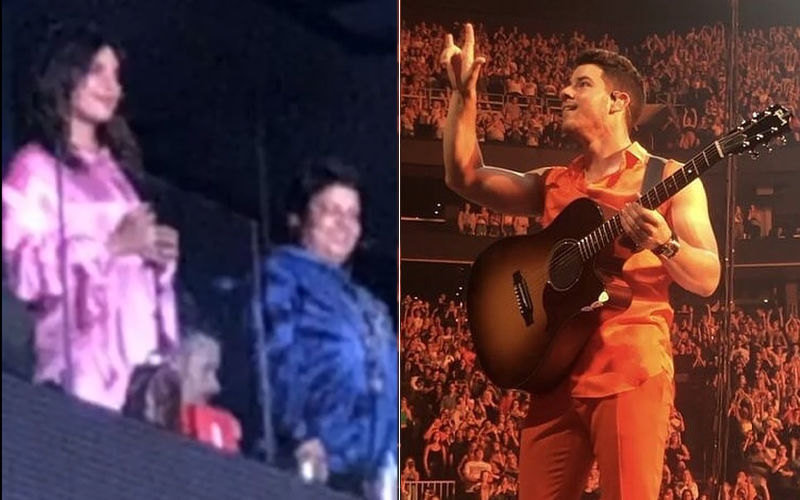 Fans Go Hysterical As Nick Jonas Gestures “I Love You” On-Stage While In Concert; Melts Priyanka Chopra’s Heart Into A Puddle