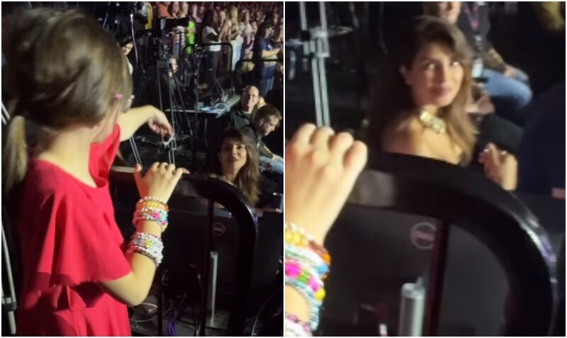 Priyanka Chopra Hand-Delivers A Young Fans Gift To Jonas Brothers During Their Concert, Leaves Her Excited- WATCH