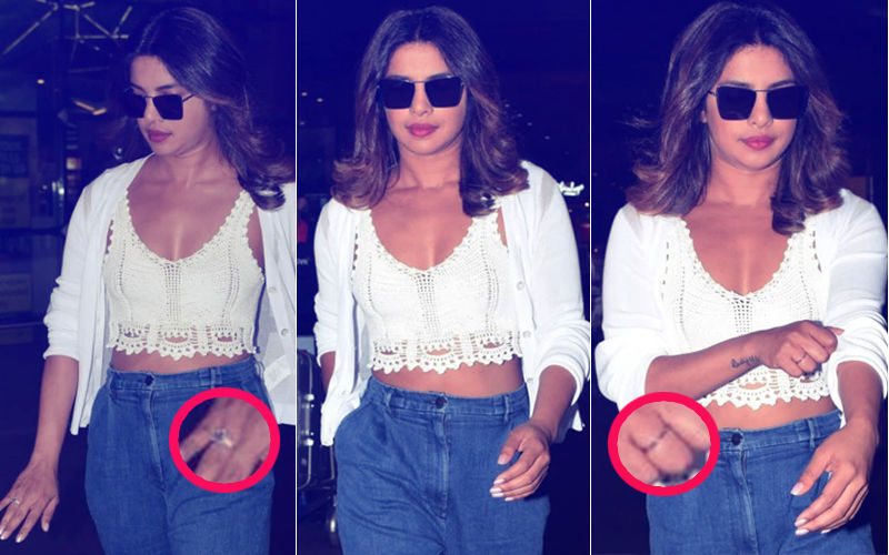 Woah! Is This How Priyanka Chopra Hid Her 'Engagement' Ring At The Airport?