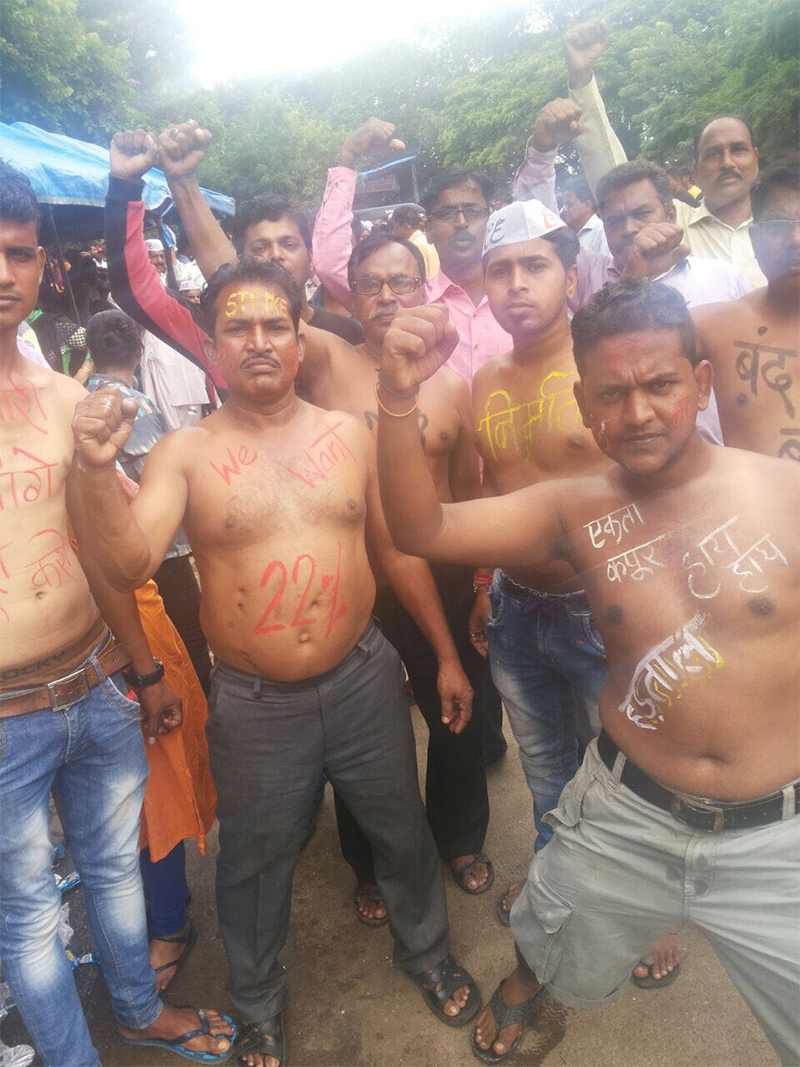 protests carried out by fwice at goregaon film city