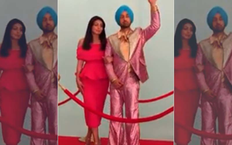 Diljit Dosanjh and Neeru Bajwa Create Funny Met Gala Moment in the Studio