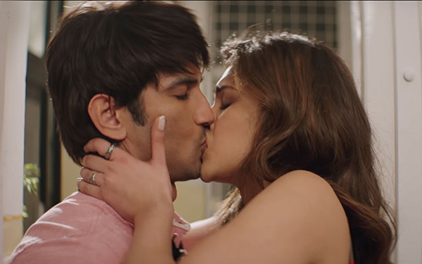 raabta kissing scene