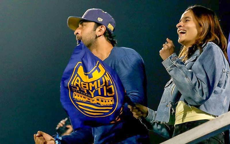 Alia Bhatt And Ranbir Kapoor Are The Biggest Cheerleaders At  Indian Super League As They Root For The Latter’s Team