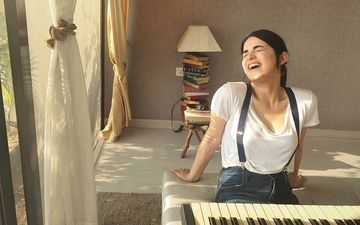 Angrezi Medium’s Radhika Madan Takes To Her Piano Amidst Lockdown To Recreate The Classic 'Lag Jaa Gale' With Jasleen Royal - VIDEO