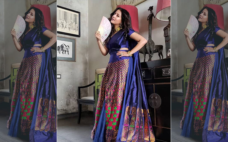 Raima Sen Look Breathtakingly Beautiful In Blue Lehanga, Shares Pics On Instagram