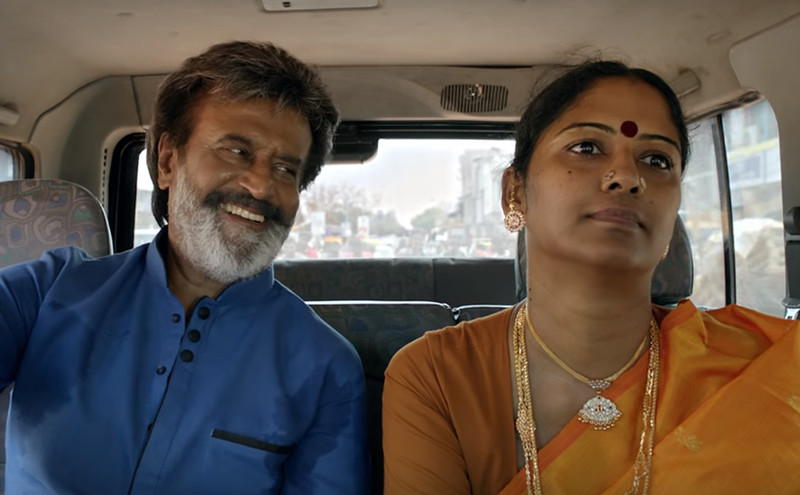 rajinikanth and eswari rao in kaala