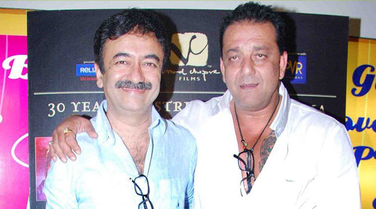 rajkumar hirani with sanjay dutt