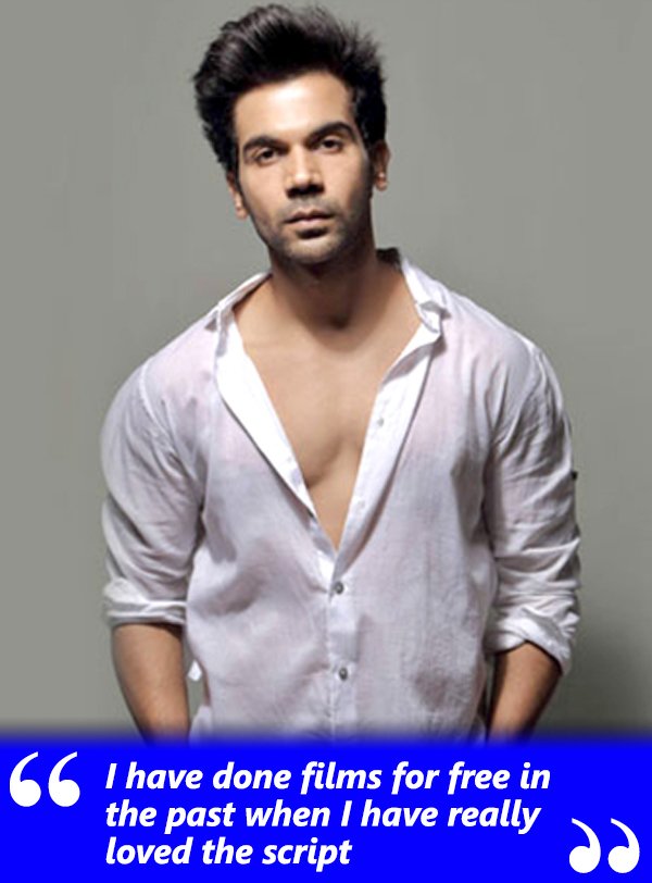 rajkummar rao has done films for free in the past