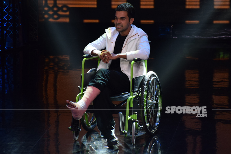 rajkummar rao injured on lip sing battle sets