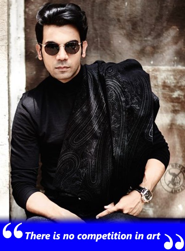 rajkummar rao there is no competition in art