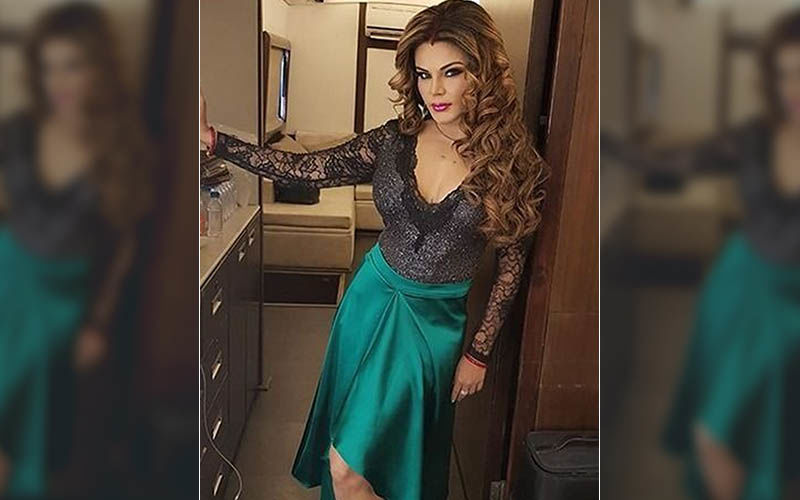 Rakhi Sawant Gyrates In A Sultry Dress At A New Year Party; Opposite To Her 'No Bold' Rule Post Marriage- VIDEO