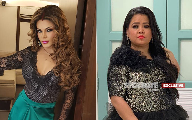 Rakhi Sawant Opts For A Cleavage-Showing Dress, Annoys Bharti Singh- EXCLUSIVE