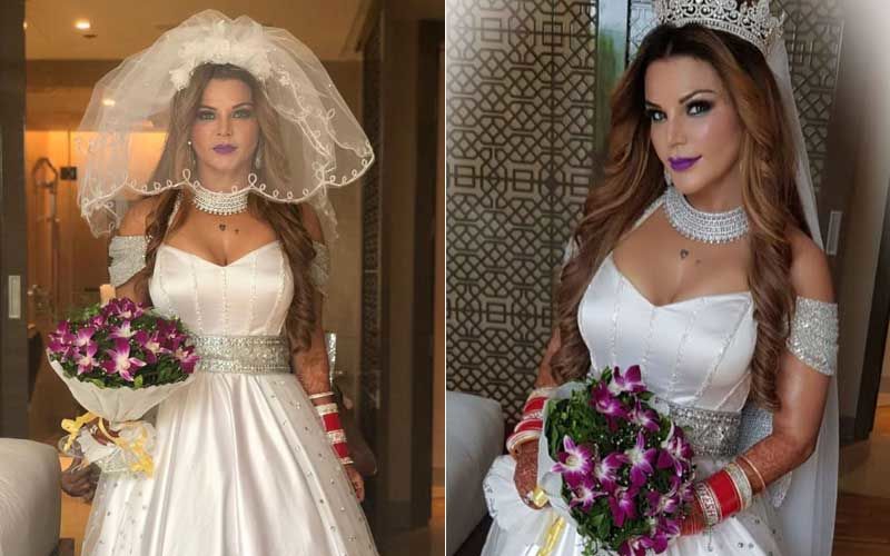 Rakhi Sawant Shares FIRST PICTURES Of Her As  A Christian Bride: View Pictures