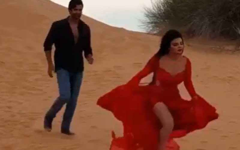 Rakhi Sawant Calls Her Hero 'Thanda' After Trying To Shoot A Sizzling Number With Him– Video