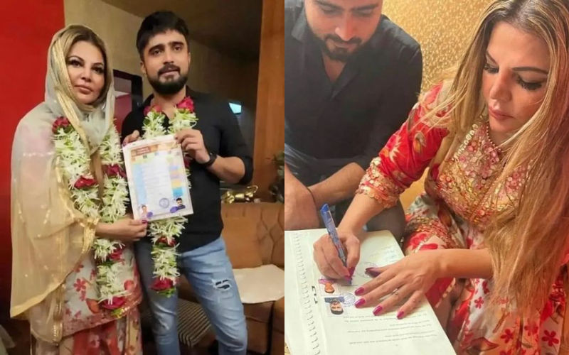 WHAT! Rakhi Sawant Secretly Gets MARRIED To Boyfriend Adil Khan Durrani? Couple’s PICS Holding Marriage Certificate Go Viral!