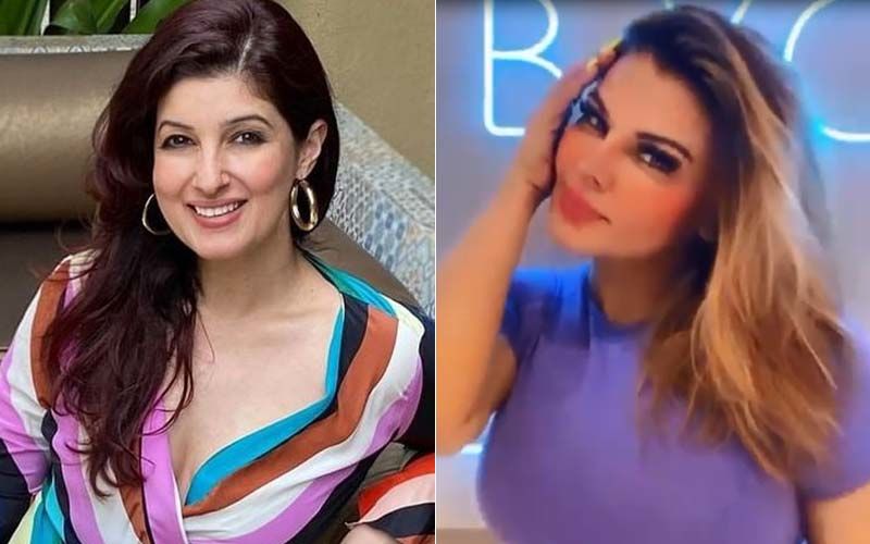 Twinkle Khanna Praises Rakhi Sawant; Rakhi Thanks Twinkle By Dancing On Her Song 'Kamariya Lachke Re' From Mela