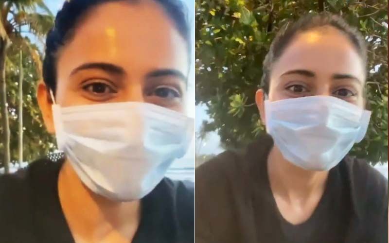 Rakul Preet Singh Goes Cycling; Addresses Concerned Fans Who Think She Isn’t Giving Herself Breathing Space By Wearing A Mask