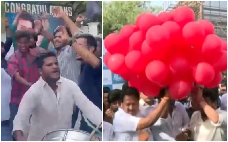 Ram Charan-Upasana Kamineni Welcome Daughter: Fans, Hospital Staff Celebrate With Cake And Balloons- WATCH Videos