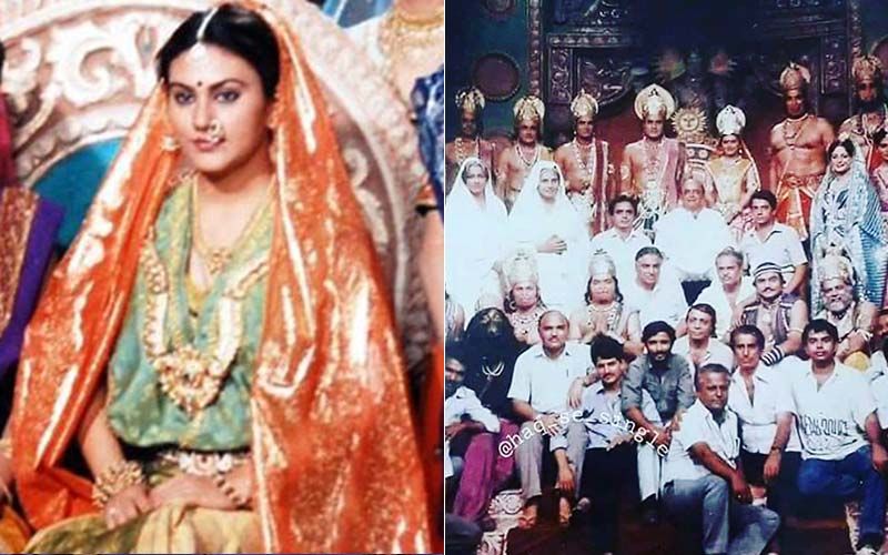 Ramayan: Dipika Chikhlia Aka Sita Shares A Major Throwback Photo Of The Entire Cast And Crew Sans Raavan Is Breaking The Internet