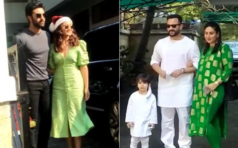 Merry Christmas 2020: Ranbir Kapoor Arrives With Girlfriend Alia Bhatt At Kapoor Residence For Annual Xmas Lunch; Kareena Kapoor Khan, Saif Ali Khan And Taimur Pose Happily – VIDEO