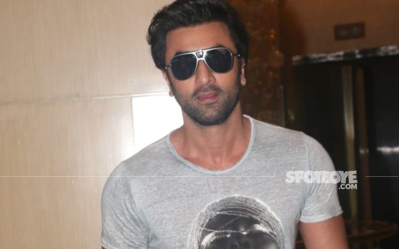 Ranbir Kapoor Keeps It Cool And Comfy In A Black Hoodie, Sunglasses And A Mask As He Dashes Off To Dubai