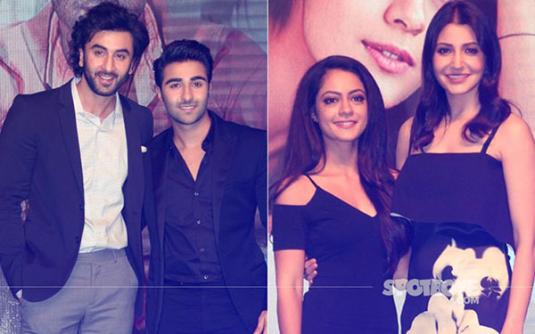 ranbir kapoor and anushka sharma launch yrf new talents aadar jain and anya singh