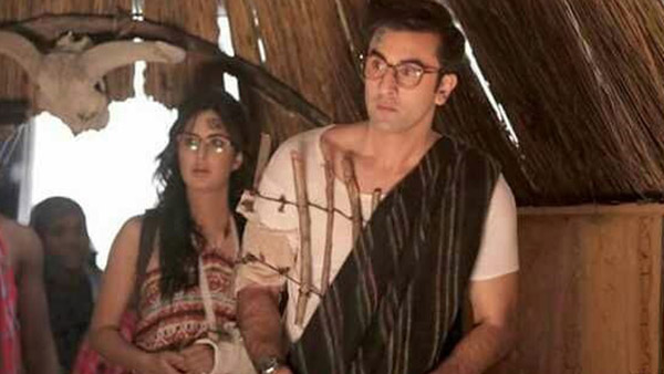 ranbir kapoor and katrina kaif in a still from jagga jasoos