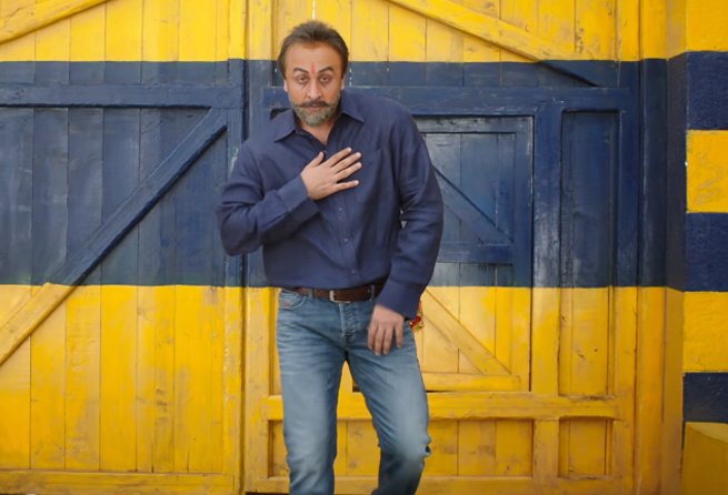 ranbir kapoor as sanjay dutt in sanju