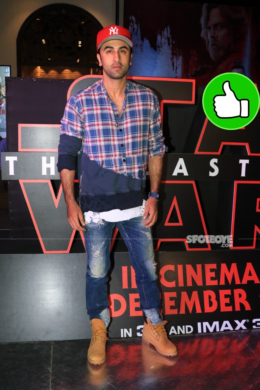 ranbir kapoor at star wars screening