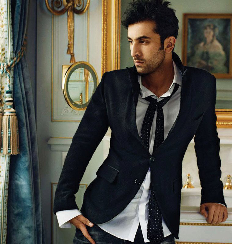 ranbir kapoor poses for a photoshoot