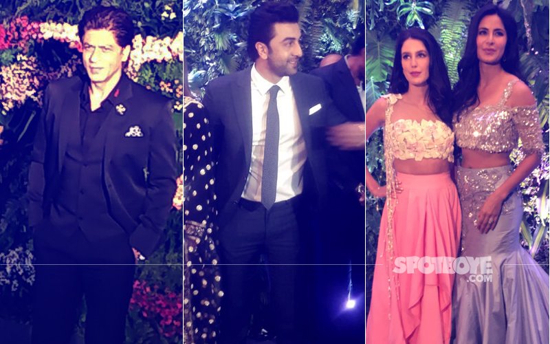 VIRAT-ANUSHKA MUMBAI RECEPTION: Shah Rukh Khan, Katrina Kaif, Ranbir Kapoor Enter. Watch Videos