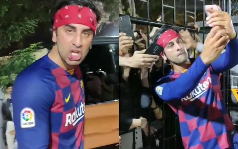 Ranbir Kapoor Injures His Lip While Playing Football; Agrees To Click Pouty Selfies With Fans Nonetheless
