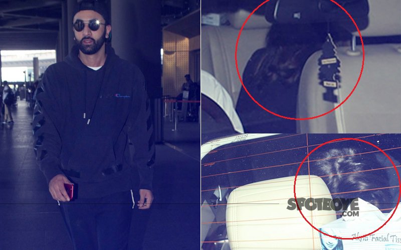 Ranbir Kapoor Lands In Mumbai With A MYSTERY GIRL. Why Is She HIDING Her Face?