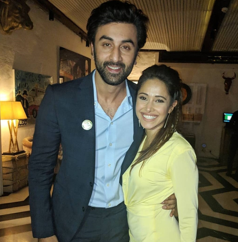 ranbir kapoor with nushrat bharucha on her birthday