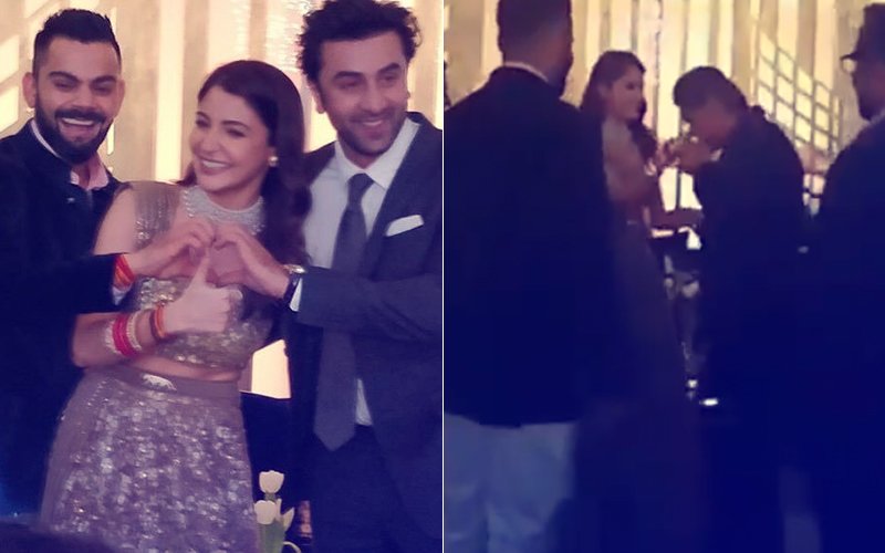 INSIDE VIRUSHKA’S RECEPTION: Virat & Ranbir HEART Anushka, SRK Kisses The Actress’ Hand