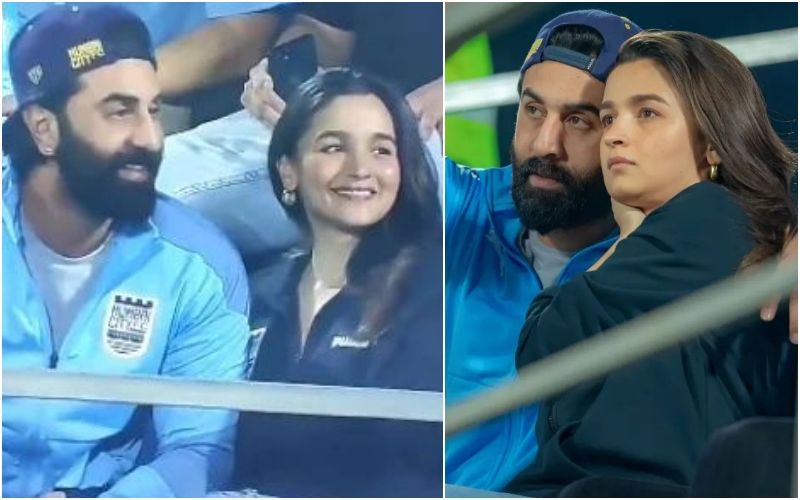 VIRAL! Ranbir Kapoor-Alia Bhatt’s PDA Moments From A Football Match Take The Internet By Storm- Check It Out