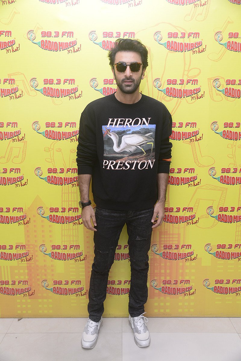 Ranbir Kapoor Keeps It Cool And Comfy In A Black Hoodie