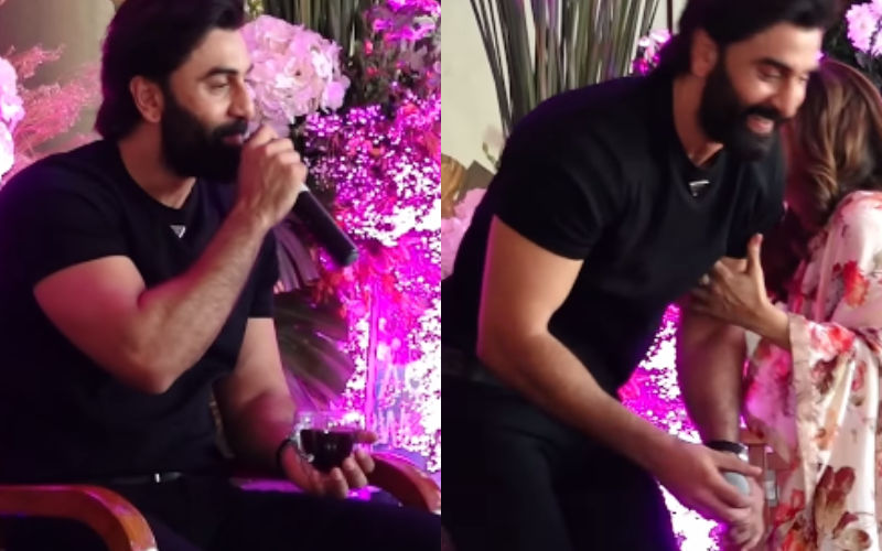 Oops Moment! Ranbir Kapoor Spills Hot Black Coffee On His Pants At An Event With Mom Neetu Kapoor-See Video
